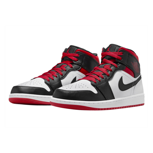 Air Jordan 1 Mid Gym Red Black Toe