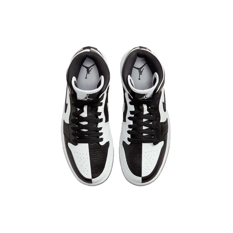 Air Jordan 1 Mid Split Black White